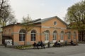 View of the building housing Bauhaus Museum in Weimar